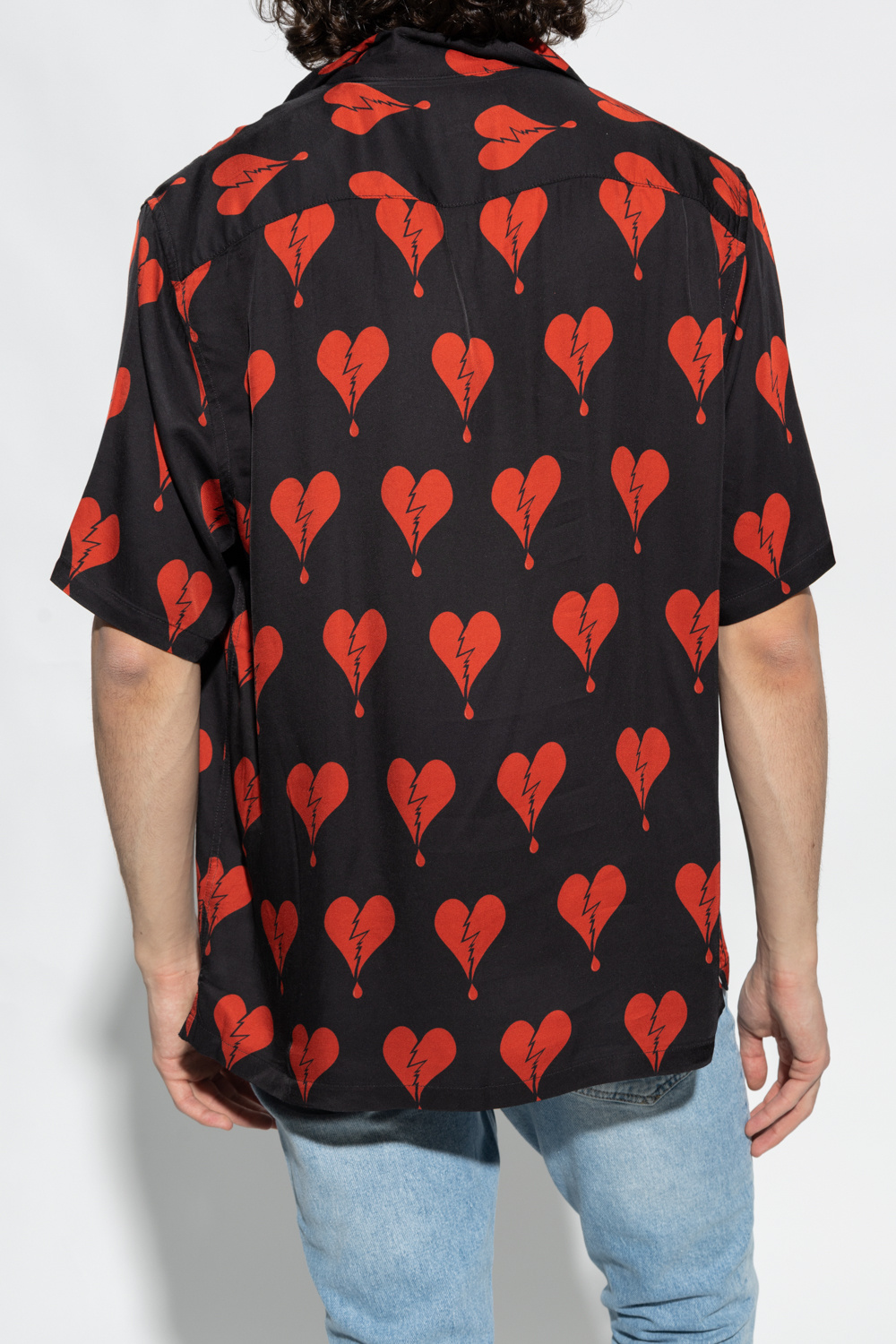 AllSaints 'Breakup' shirt with heart motif | Men's Clothing | Vitkac